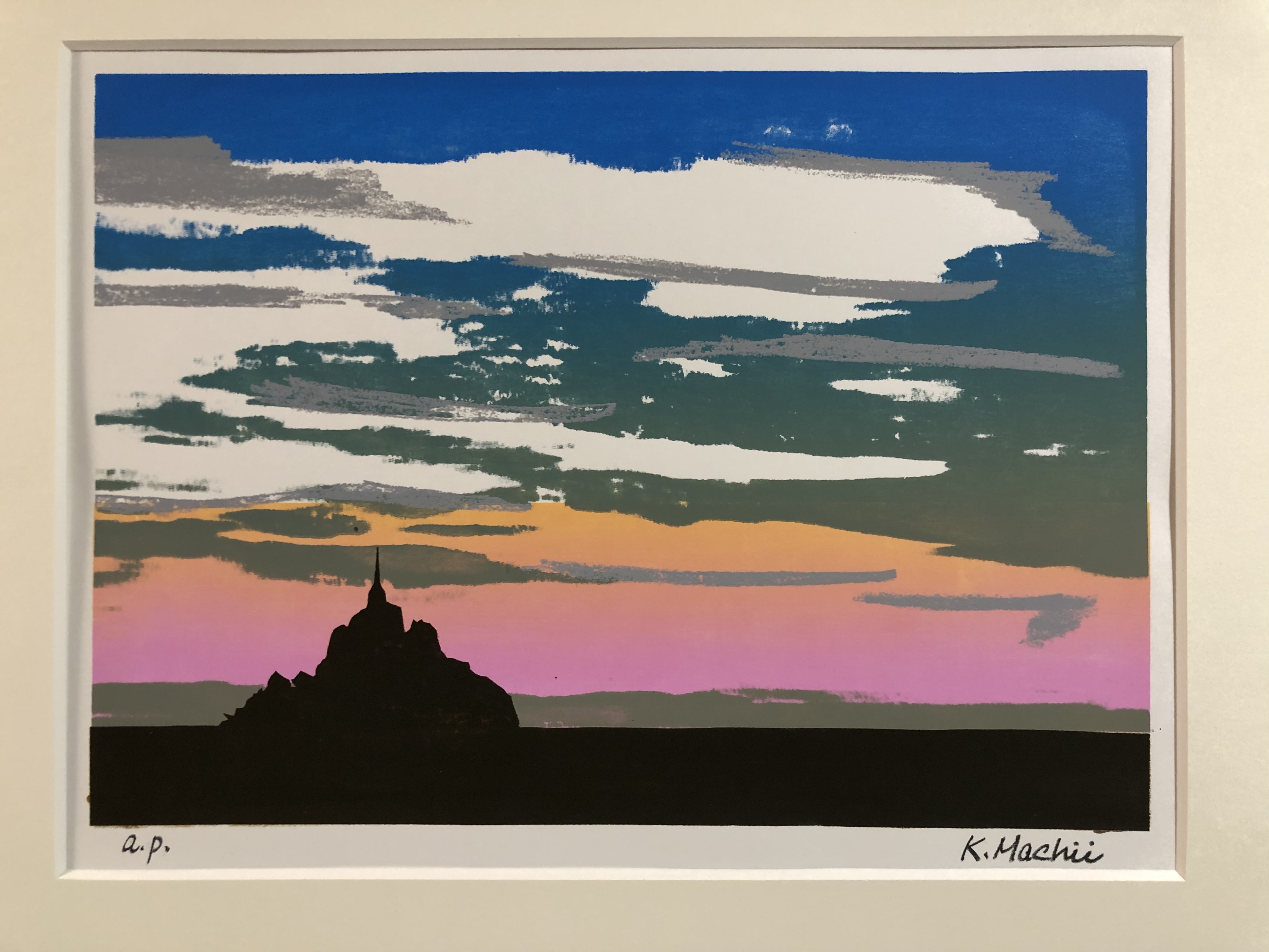 シルクスクリーン版画 【水性インク】 001