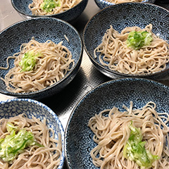 蕎麦打ち講座～先生がデモンストレーションで打つ蕎麦の試食付～