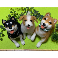 ふわふわ小さな動物たち～チクチク羊毛フェルト～入門コース（小松クラス）