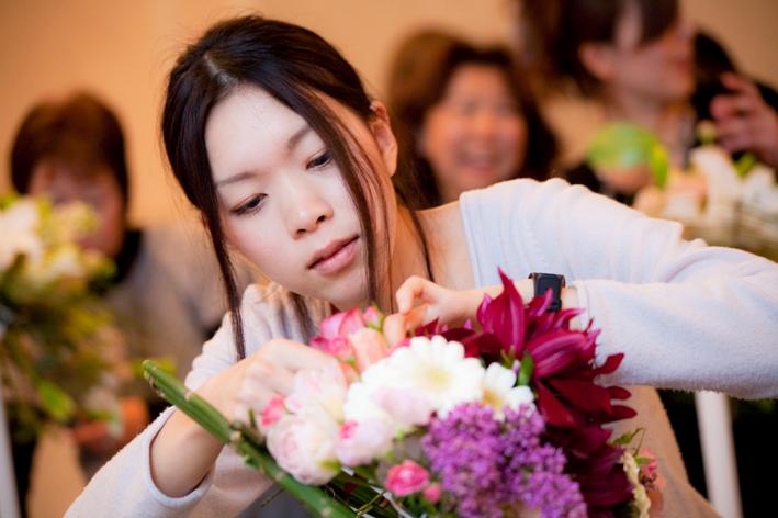 花のサロン　フラワー装飾技能士３級＆ＮＦＤ３級Ｗ資格取得コース