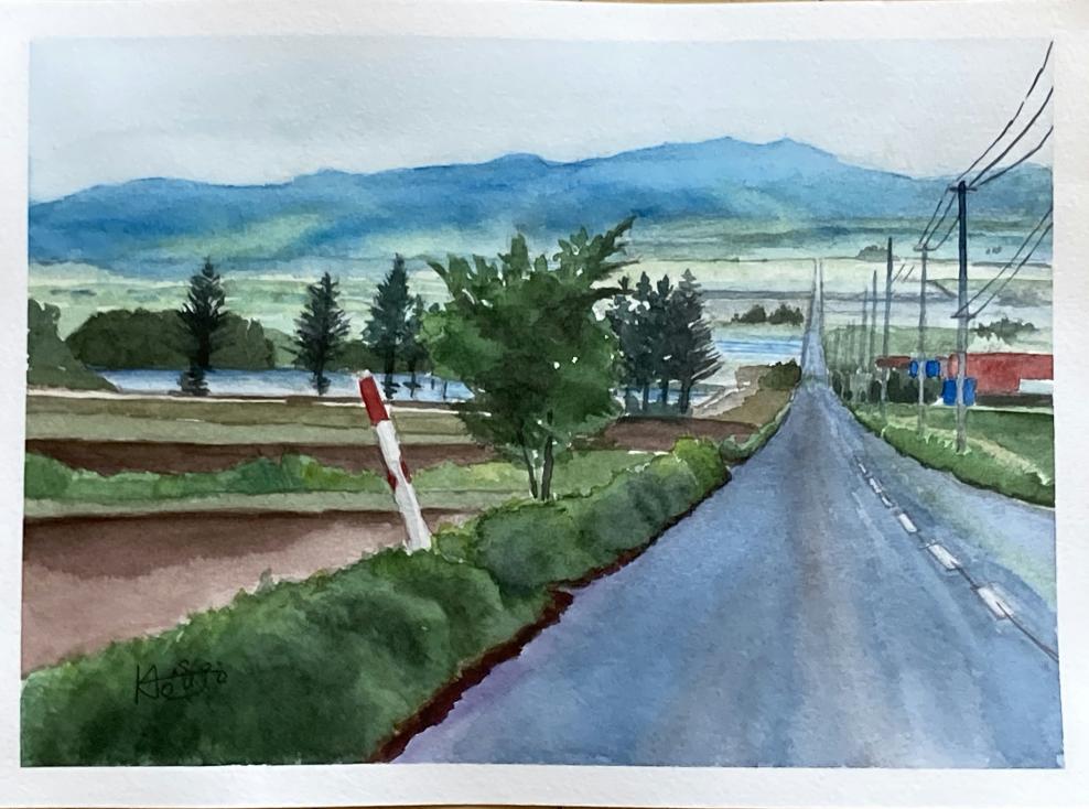 いちから始める六原色水彩技法（美瑛の風景を描く）