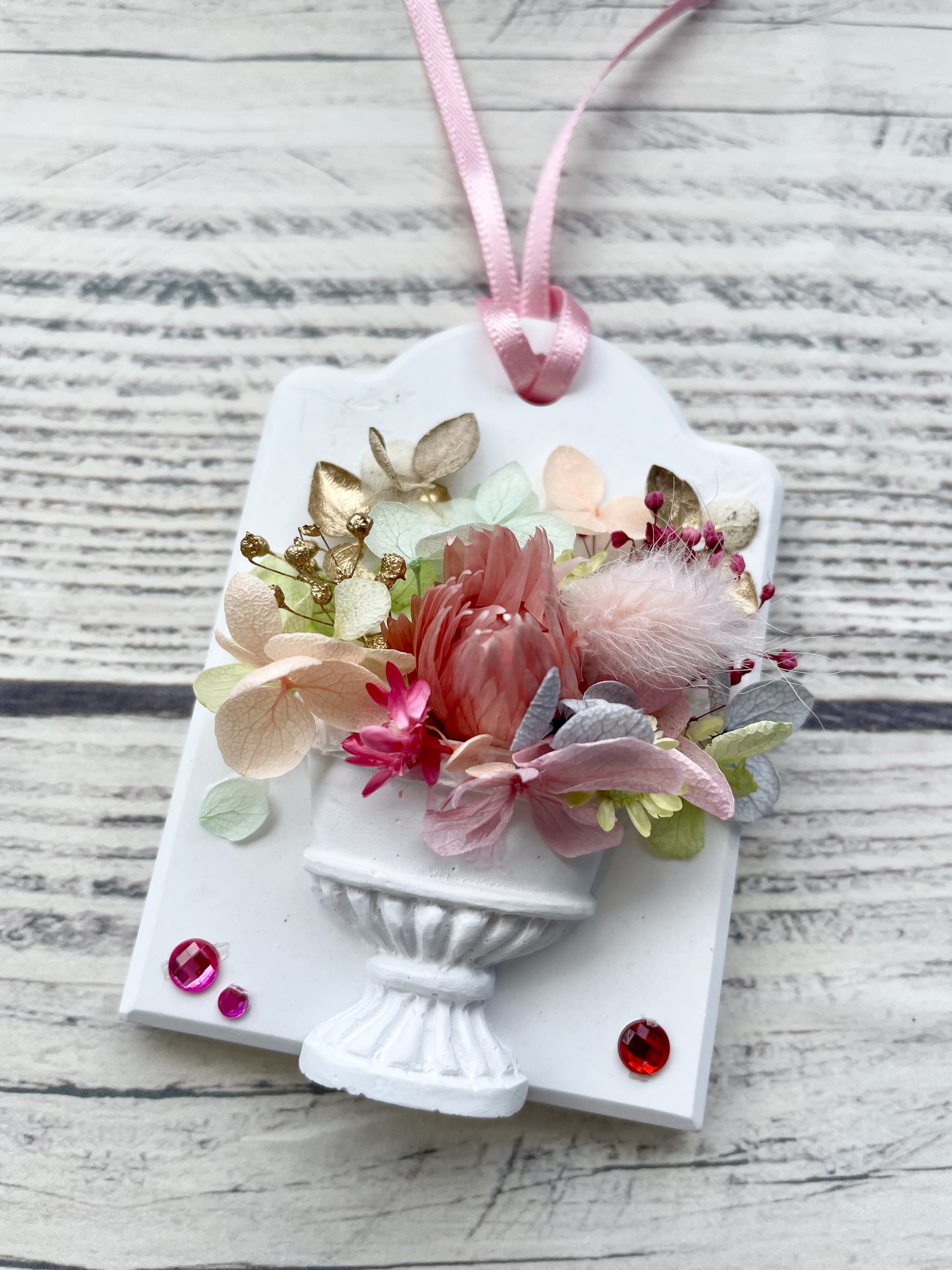 ～香りと花を楽しむ～ブーケのようなアロマストーン作り　１日講習会【１２月９日（火）】