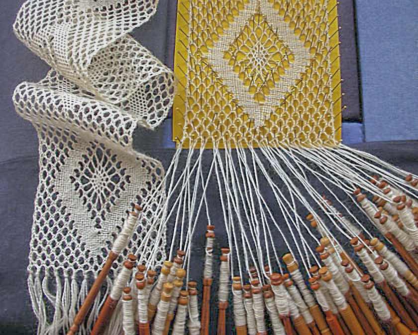 ～はじめて織る～ボビンレース　