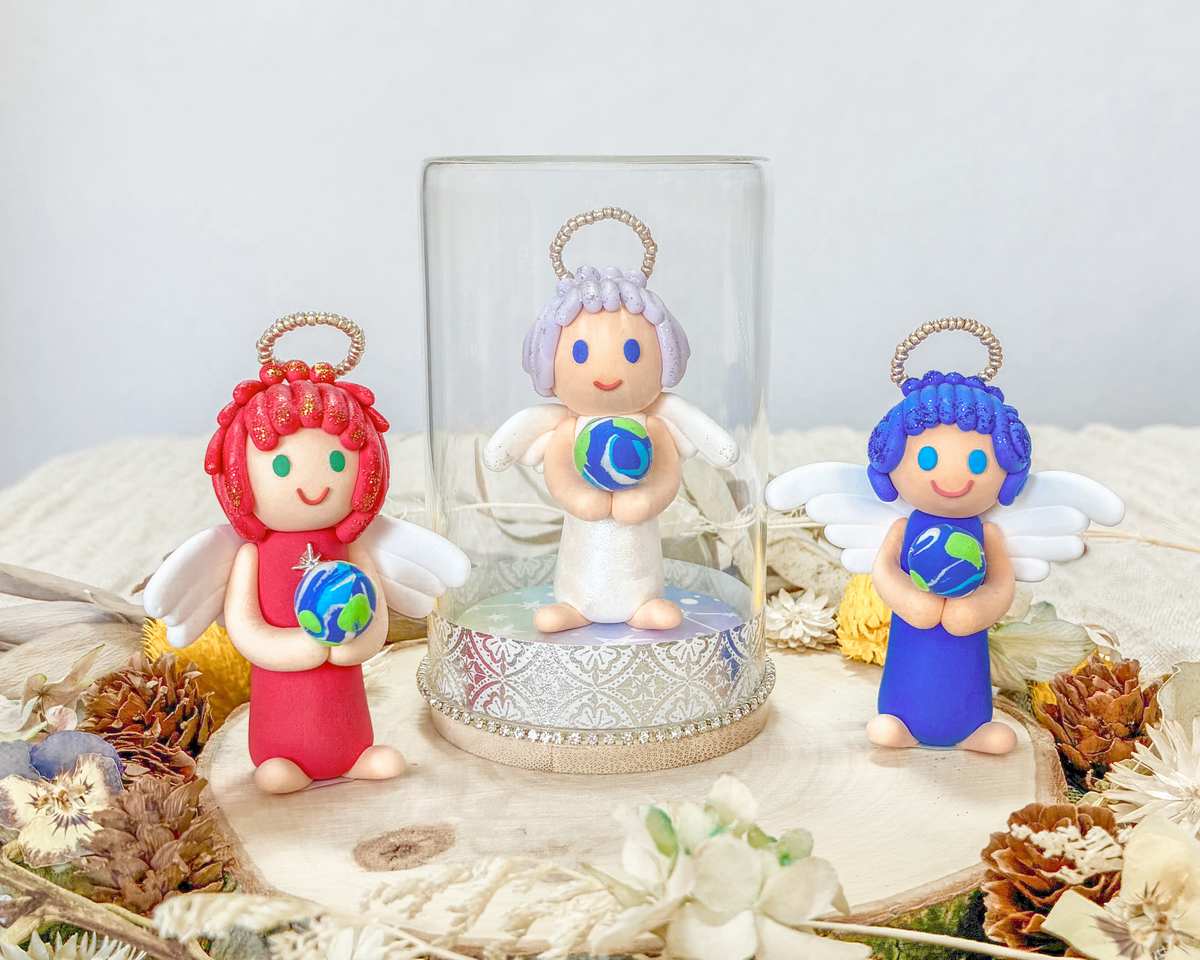 アートクレイセラピー～ふわふわ粘土で「守護天使」をつくりましょう！～