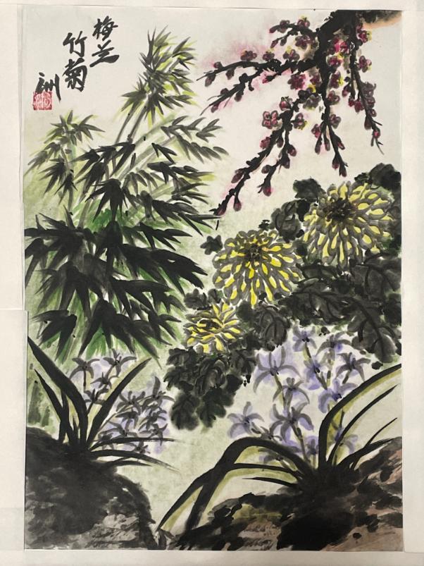 【４／２０（月）体験】はじめての水墨画