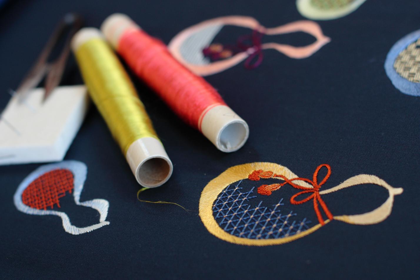 【お試し体験レッスン】和のお稽古　京繍（日本刺繍）
