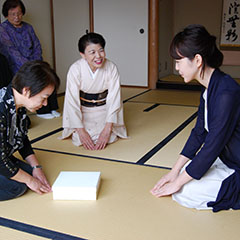 ～日本の室礼を学ぶ～マナー講座　　随時体験