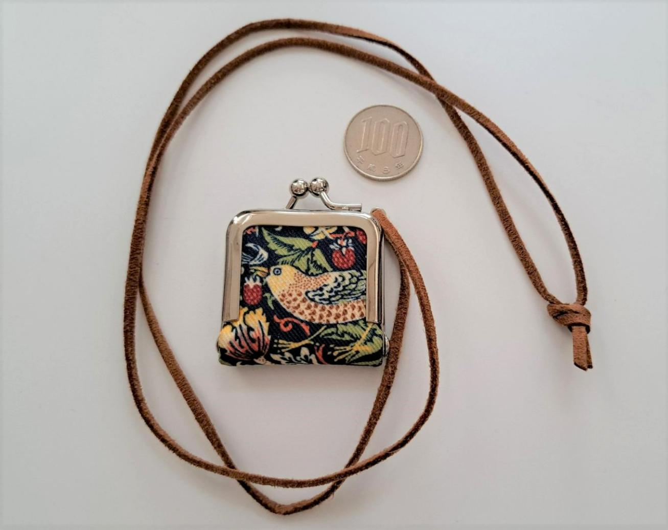 【４／８（水）１日講習会】ミニがま口ネックレスを作ろう