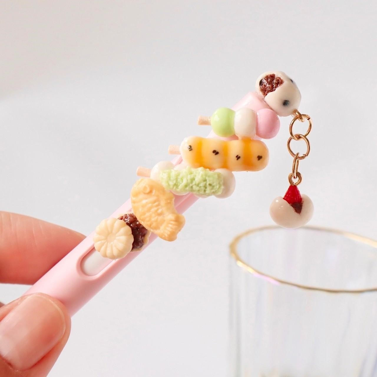 【新生活準備マーケット　３／２８（土）】和菓子のミニチュアフードでボールペンを飾ろう！【事前予約】