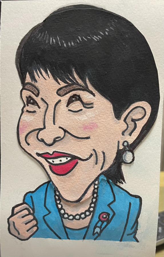 １／２２話題の人の似顔絵にチャレンジ！