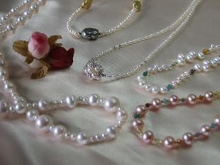 ４／１７真珠屋さんのパールアクセサリー教室